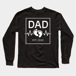 Dad Est. 2024 Soon To Be Father Pregnancy Announcement Long Sleeve T-Shirt